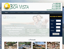 Tablet Screenshot of pousadaboavista.com.br